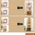 2-Tier Expandable Bamboo Corner Shelf Stand,Corner Bookshelf, Display Storage Shelves with Open Shelves