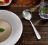 KEAWELL Premium 7" Louise Soup Spoons, 18/10 Stainless Steel, Dishwasher Safe Set of 4