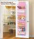 12 Closet 24 MISSLO Tier Over the Door Shoe Organizer Breathable Mesh Hanging Shoe Rack for Storage Shoe Holder