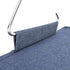 Closet 10 Household Essentials Hanging Cotton Blend and Plastic Shoe Organizer with Storage Compartments, Denim