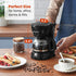 Elite Gourmet EHC4128 Automatic 4-Cup Brew & Drip Coffee Maker with Glass Carafe, Reusable Filter, Black