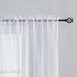 Home Brilliant White Sheer Curtains, 63 Inch Length Rod Pocket Drape, 54" Width x 63" Length, 2 Panels