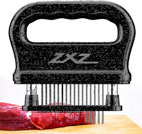 ZXZ Meat Tenderizer, 48 Stainless Steel Sharp Needle Blade, Heavy Duty Cooking Tool for Tenderizing Meat