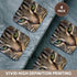 3dRose LLC Cat Face Close Up Coaster, Soft, Set of 4