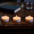 Stonebriar 20 Count Unscented Mega Oversized Clear Cup Tea Light Candles with 9 Hour Burn Time