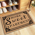 Welcome Mat Home Sweet Apartment Doormats Novelty Gift Mats for Entrance Way Non-Woven Fabric Top with a Anti-Slip Rubber Back for Front Door IndoorOutdoorKitchen Mats Domestic Presents