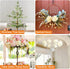 Lumiti 12pcs Crystal Icicle Christmas Tree Ornaments, Glass Beads Hanging Chandelier Pendants for Christmas Party