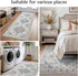 jinchan Vintage Area Rug 2x3, Washable Entryway Rug, Floral Medallion Non-Slip Soft Classic Carpet