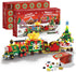 MINYSIC Advent Calendar 2025 Building Blocks Set with LED Light, 24 Days Train