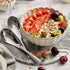 AOOSY 6-Piece Heavy Weight Stainless Steel Soup Spoons with Ergonomic Short Handle