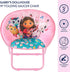 Chair,19 3+ Gabbys Dollhouse Toddler Saucer Kids Folding Lounge Chair with Soft Cushion & Sturdy Metal Frame, Portable