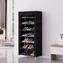 7 Closet Calmootey Tier Shoe Rack Organizer,Portable Shoe Shelf with Nonwoven Fabric Cover