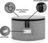 China Storage Container for Saucer, Bowls, Appetizer Plates - 7" W x 5.5" H with 12 Felt Dividers, Stackable