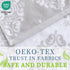 6 Pack 13"x13" 100% Set, Gray Wash Cloths, Jacquard Washcloths - Cotton | Quick Dry | Thick | Soft | Absorb, Luxury