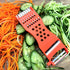 2Pcs Handheld Plastic Multifunction Kitchen Peeler Grater Slicer Tool for Vegetable, Fruit, Cucumber, Potato, Carrots,