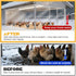 PJT 16Mil Winter,6x10ft Chicken Coop Covers for Thicken Clear Winterizing Insulation Vinyl Tarp for Chicken