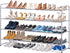 KIMBORA Long Shoe Rack for Closet, 30 Pairs Stackable Shoe Storage Organizer