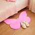 23.6 35.4 Inch Tinideya Butterfly Rugs for Girls Bedroom Cute Bright Pink Butterfly Area Rug with Serged Edge Soft Faux