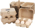 AEIMIJPQ 36 Dozen 6 Count Paper Egg Cartons for Chicken Eggs, Pieces Pulp Fiber Half Egg Cartons Bulk Egg Storage