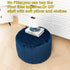 Asuprui Pouf Ottoman Unstuffed Ottoman Foot Rest Floor Pouf Round Pouf Seat Floor Bean Bag Chair Foldable Floor Chair
