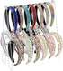 Headband Holder Organizer, Acrylic 2-Tier Clear Headband Display Stand for Girls and Women (13.4in Height)