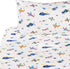 J-pinno Plane Airplane Aircraft Helicopter Cartoon Twin Sheet Set Bedroom Decoration Gift 100%