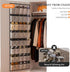 40 Closet homyfort Over the Door Shoe Organizer, Large Breathable Mesh Pocket,Space Saving Hanging Shoe Rack,Shoe