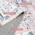 5x7 LIVEBOX Machine Washable Rug, Pink Rugs for Bedroom Girls, Soft Boho Floral Nursery Rug, Non-Slip Indoor Ultra-Thin
