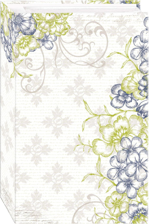 3-Ring Photo Album, Cobalt Breeze Design, 504 Pockets for 4x6 Photos