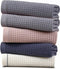 Kitchen Towels and Dishcloths Sets, 14 X 14 Inches, Absorbent Dish Towels