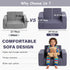 2-in-1 Tiita Kids Sofa, Kid Chairs, Convertible Children Couch to Lounger, Flip Out Kids Chair, Toddler Armrest Chair