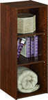 ClosetMaid 3-Shelf Stackable Storage Organizer, Dark Cherry