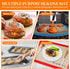 Silicone Baking Mat Cookie Sheet Set of 3: Non-Stick Baking Sheets for Oven Pan Liner & Cooking Supplies