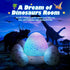 Dinosaur Night Light for Kids, 21 Lightig+6 Films Kids Night Light Projector, 360° Rotate+Remote Dinosaur Night Light Projector, 10 Sound Projector Night Light for Kids, Baby Night Light Projector by PIKOY