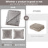 Set 2 50"x 60" Comfort Spaces Ruched Faux Fur Plush Throw Blanket and Pillow with Matching Square Pillow Covers Sofa