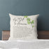 KongMoTree Bible Verse Throw Pillow Cover, As I Sit in Heaven Scripture Art for Living Room Decoration, 18x18 Inches