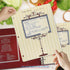 Meadowsweet Kitchens Vintage 4x6 Recipe Card Sheet Protectors for 9x12 3 Ring Binder