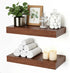 Floating Shelves for Wall, Bathroom Shelves Over Toilet, Wall Shelves & Book