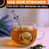 304 Flour Shaker Duster Stainless Steel Flour Duster for Bread Baking with Spring Handle Cocoa, Cinnamon, Spices