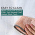 AmazerBath Plastic Shower Curtain Clear Premium PEVA, Heavy Duty 8G, 72x72 Inches with 3 Big Stones