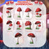 30 Pieces Birthday Party Decorations Mushroom Hanging Swirls Ceiling Streamers Mushroom Party Supplies Wonderland Foil