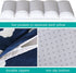 Floor Lounger Cover Non-Slip & Super Soft Pillow Bed Cover, Great for Kids or Adults, Perfect for Slumber Party, Cloud