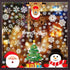 Joy Bang 300 Pcs Christmas Window Clings, Winter Snowflake Window Stickers, Holiday Window Decals, Xmas Santa Christmas Tree Window Decor for Home Office Classroom, Christmas Decorations Indoor by Joy Bang