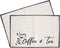CRASPIRE 2pcs Coffee Maker Mat, 20”X 14” Burlap Placemat with Fabric Backing for Kitchen Counter Coffee Bar Accessories