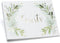 Spiral Bound Compact Wedding/Event Guest Book, 7.5 x 5.75-Inch, Greenery
