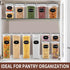 Set 24 PRAKI Airtight Food Storage Containers with Lids - PCS, BPA Free Kitchen and Pantry Organization, Plastic