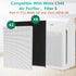 C545 Replacement Filter S for Winix C545 Air Purifier, 2 Pack H13 True HEPA + 8 Activated Carbon Filters