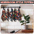 Noveread 36 Pack Mushroom Reusable Cleaning Cloths Washable Cotton Kitchen Towels for Home (Stylish Color)