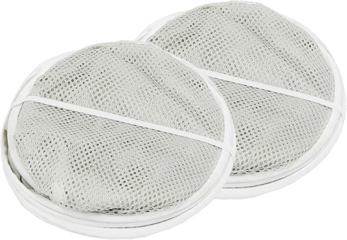 Simple Houseware Mesh Pop-Up Laundry Hamper Basket with Side Pocket, Gray - 2 Pack