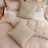 PHF 100% Cotton Waffle Weave Euro Shams - 26" x 26", No Filling, 2 Pack Elegant Home Decorative Pillow Covers